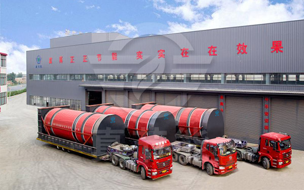 淀粉渣烘干機發(fā)貨現場